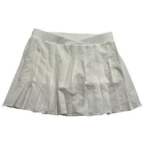 Frankies Bikinis Active Windy Tennis Skirt in White